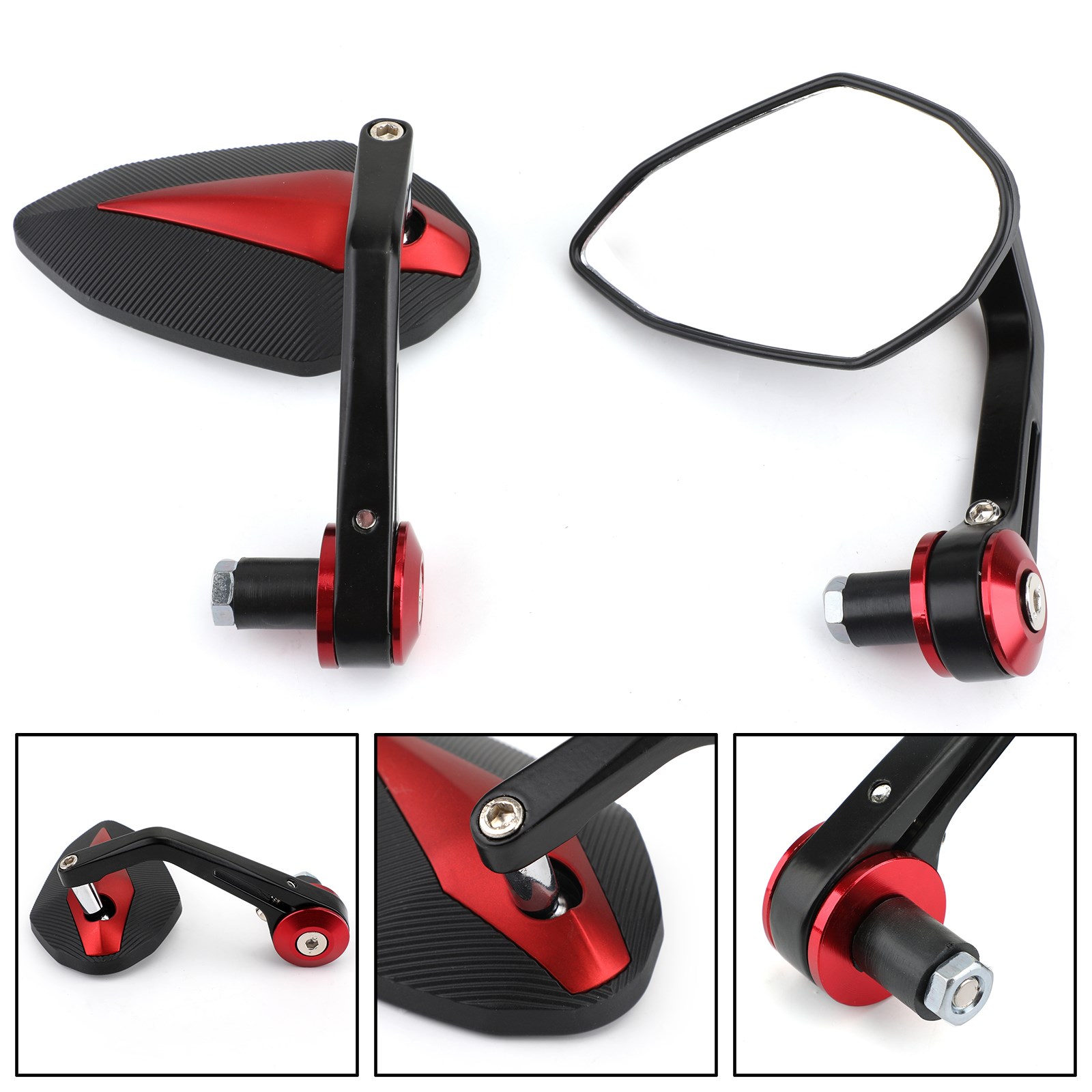 Crossfit Accessories - Espejos Retrovisores para Manillar de Motocicleta