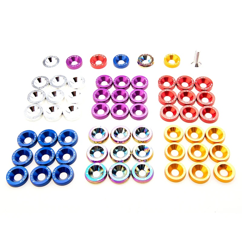 Bumper Plate 10Kg - 10-30PCS Tornillos M6 JDM para matrícula,