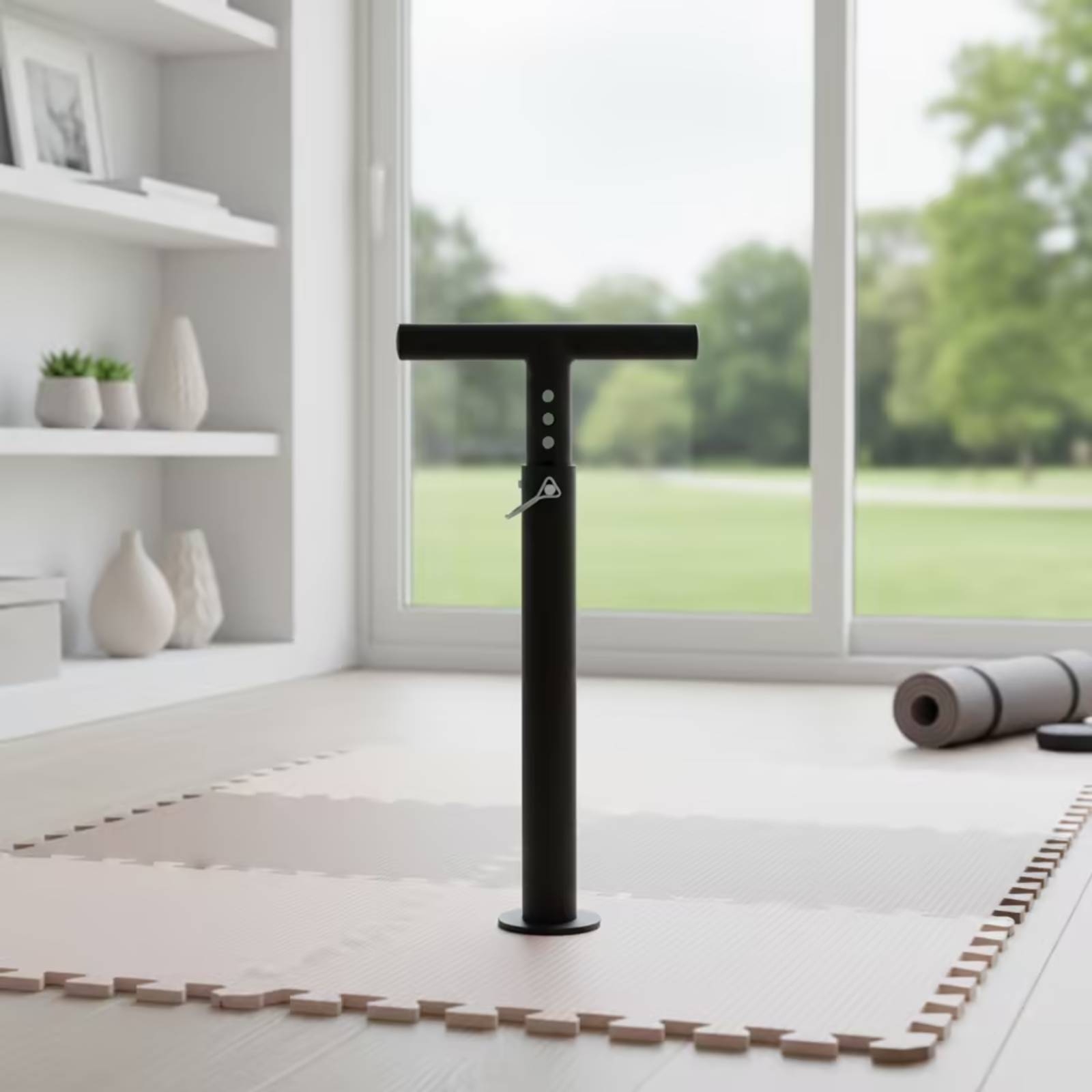 Agarradera en forma de T compa - Landmine Barbell Attachment reseña y precio
