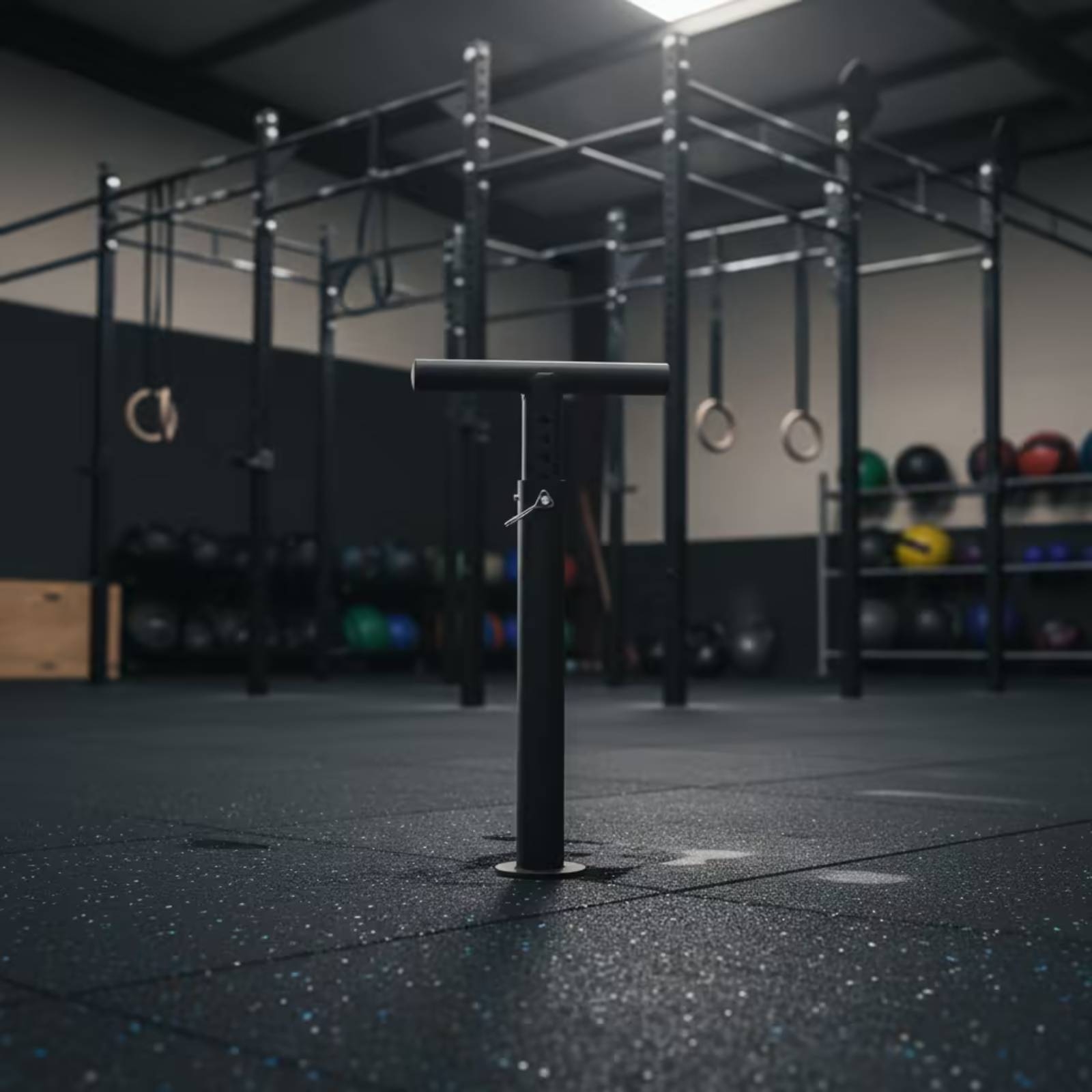 Agarradera en forma de T compa - Landmine Barbell Attachment reseña y precio