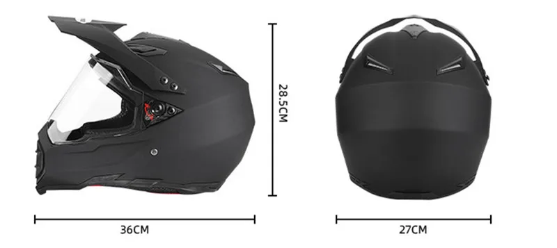Casco de motocicleta de cara c - Crossfit Full Gear reseña y precio